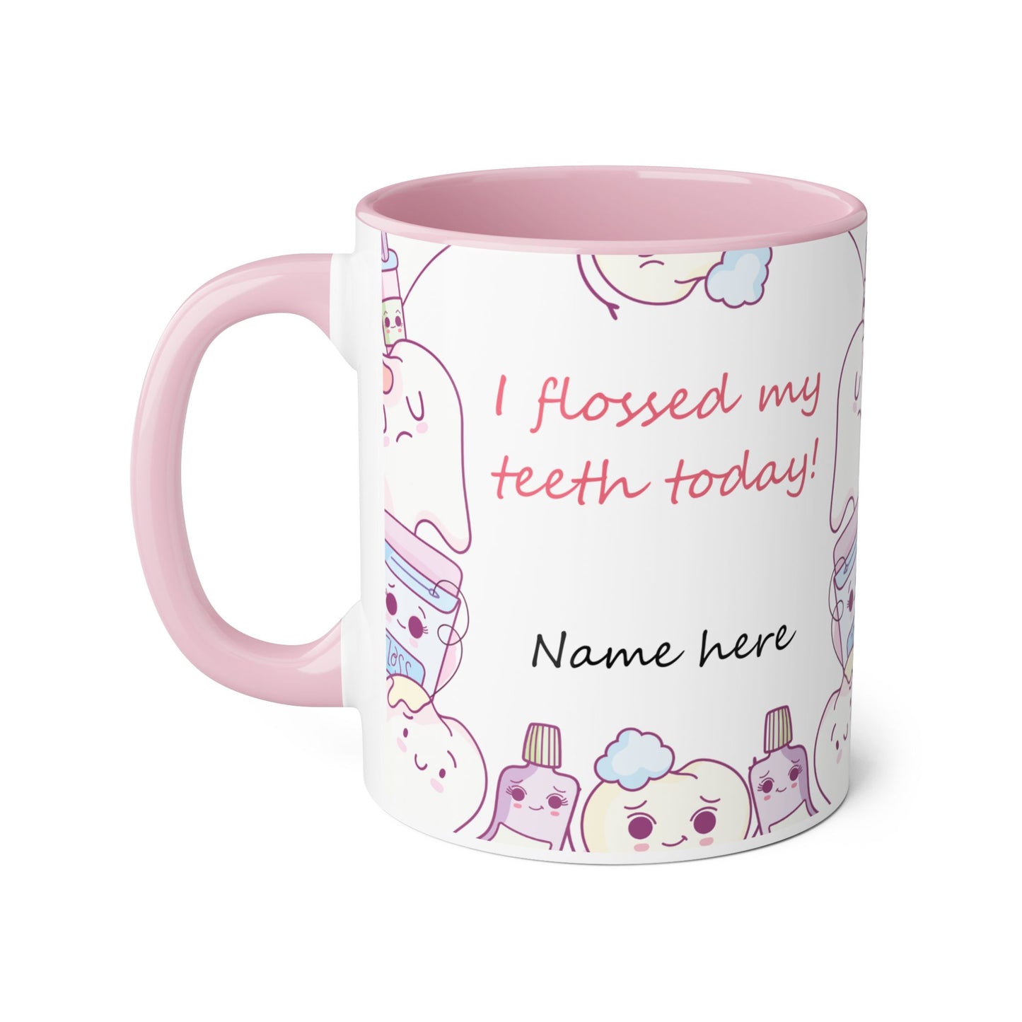 Personalized Cute Floss Mug - for Kids