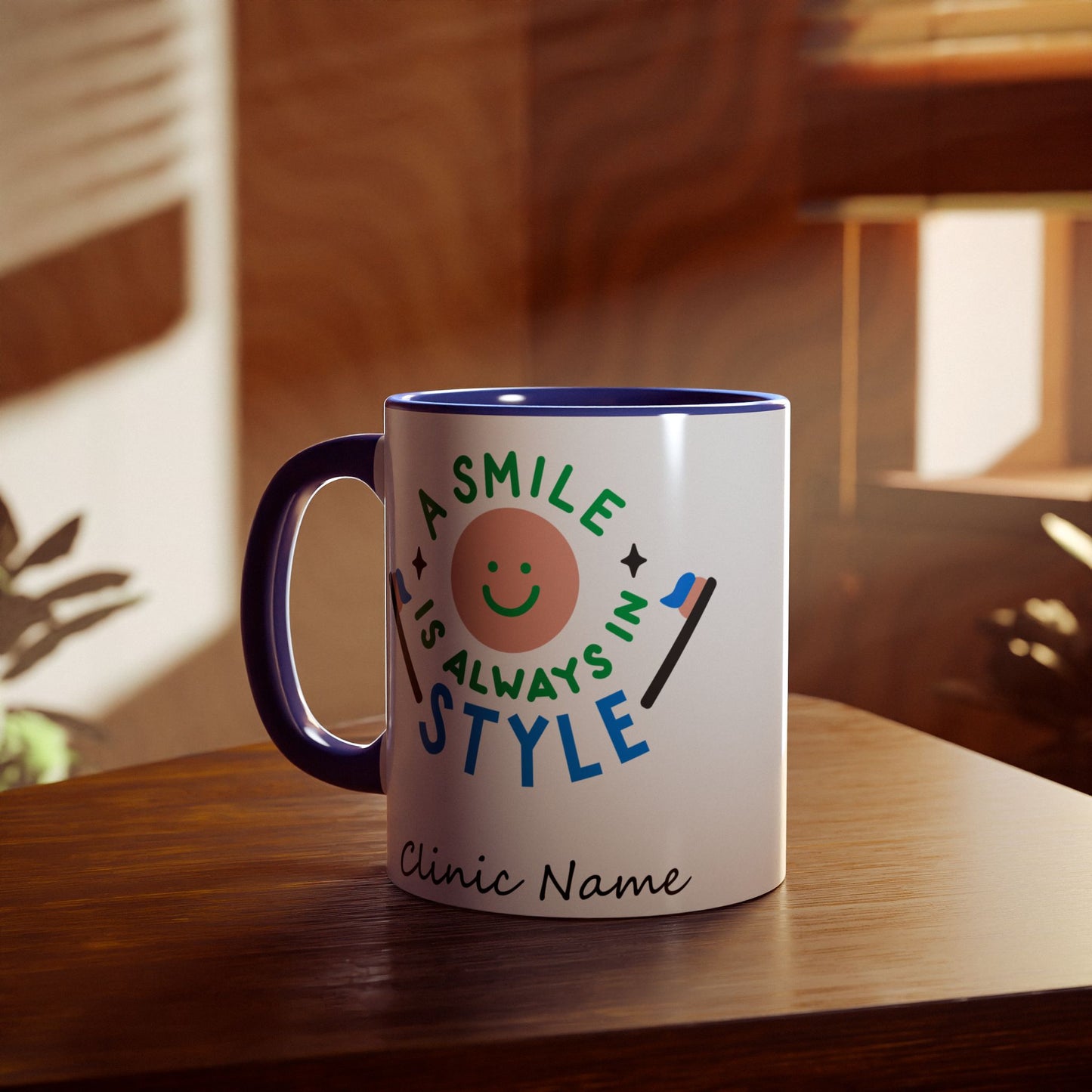 Personalized Smile Mug for Dental Clinics