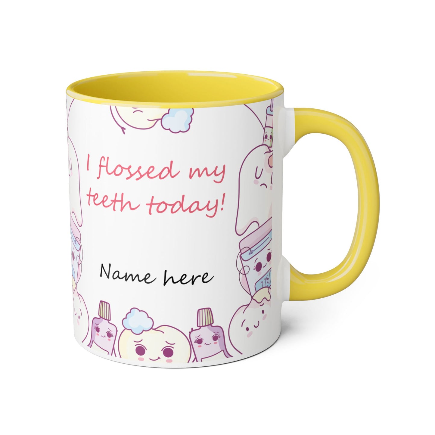 Personalized Cute Floss Mug - for Kids