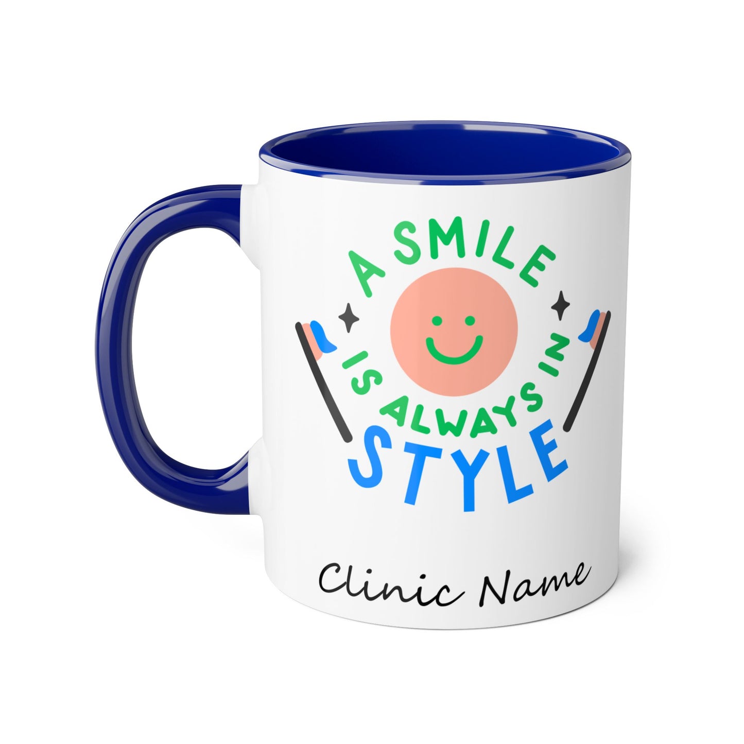 Personalized Smile Mug for Dental Clinics