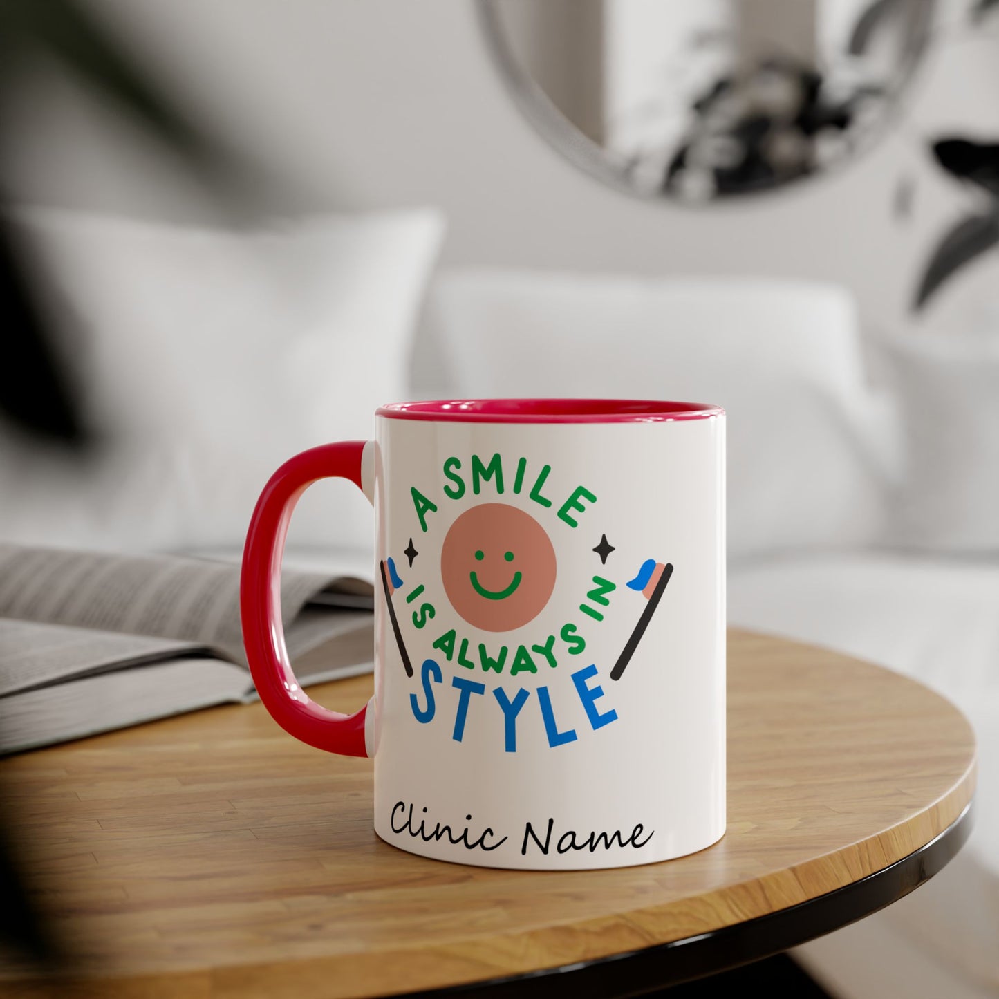 Personalized Smile Mug for Dental Clinics