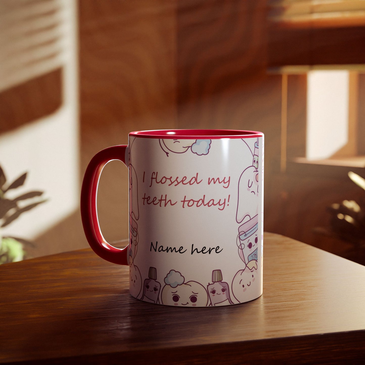 Personalized Cute Floss Mug - for Kids