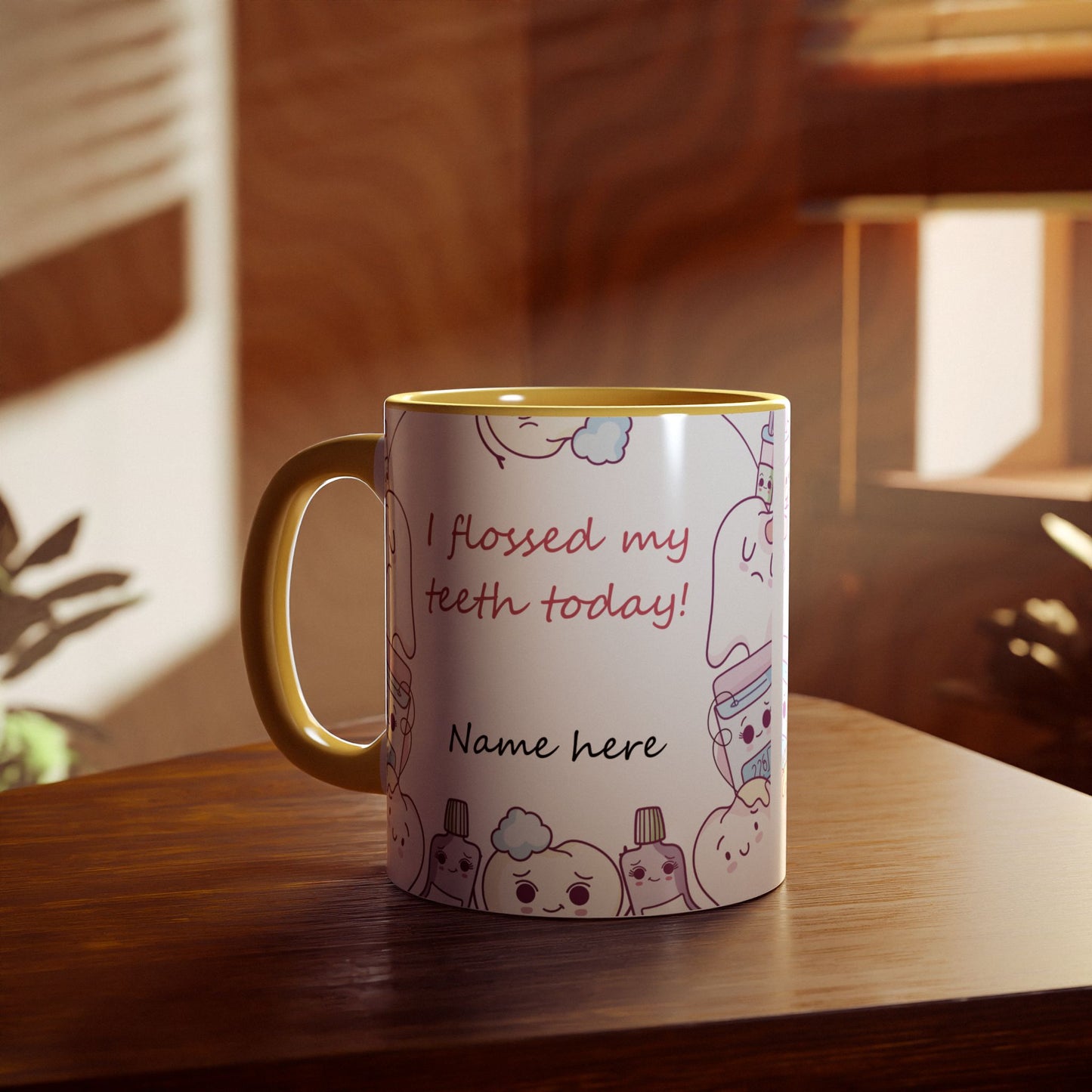 Personalized Cute Floss Mug - for Kids