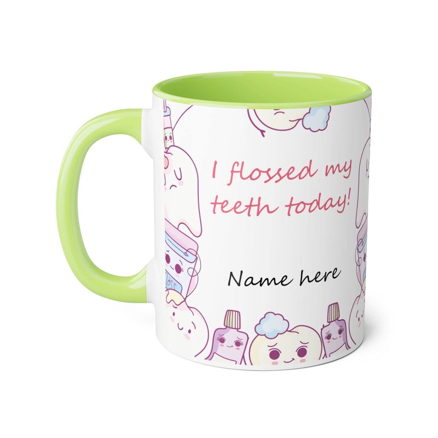 Personalized Cute Floss Mug - for Kids