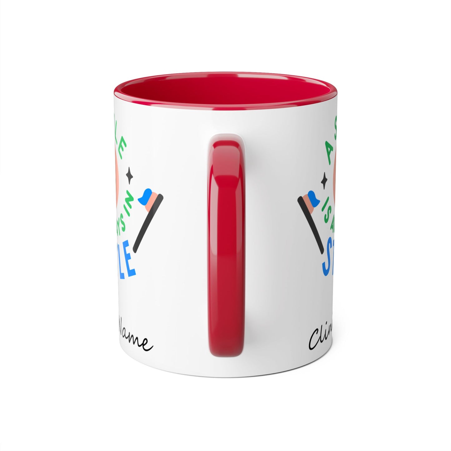 Personalized Smile Mug for Dental Clinics