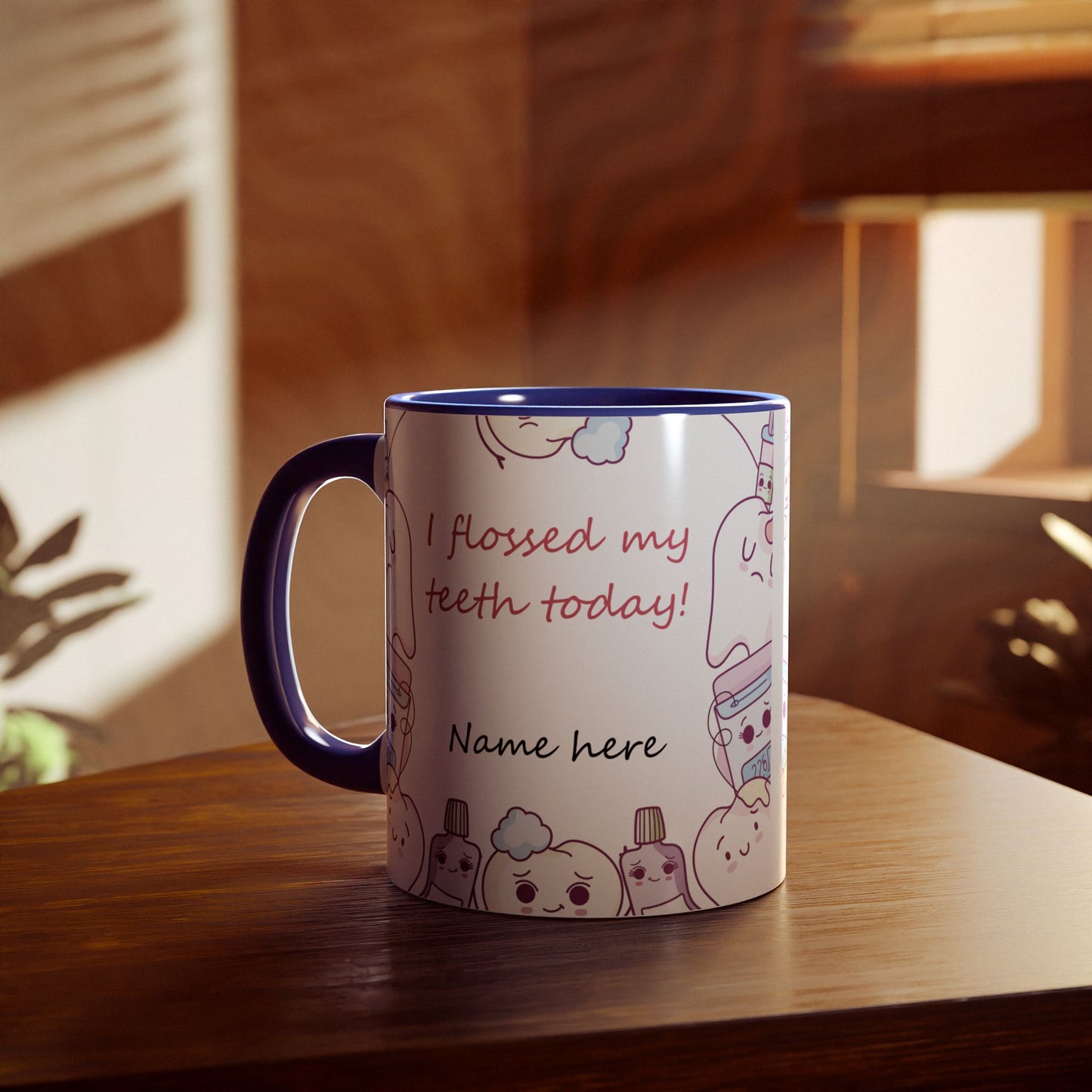 Personalized Cute Floss Mug - for Kids