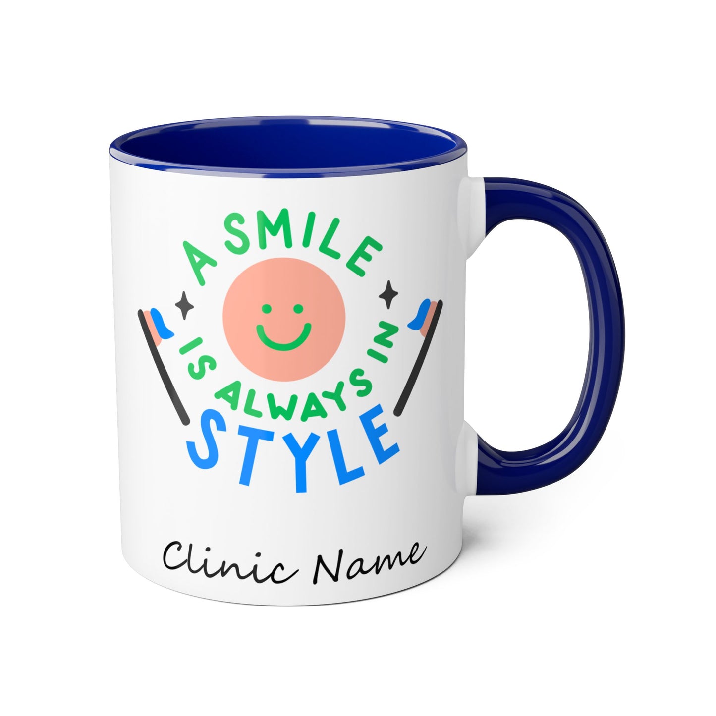 Personalized Smile Mug for Dental Clinics