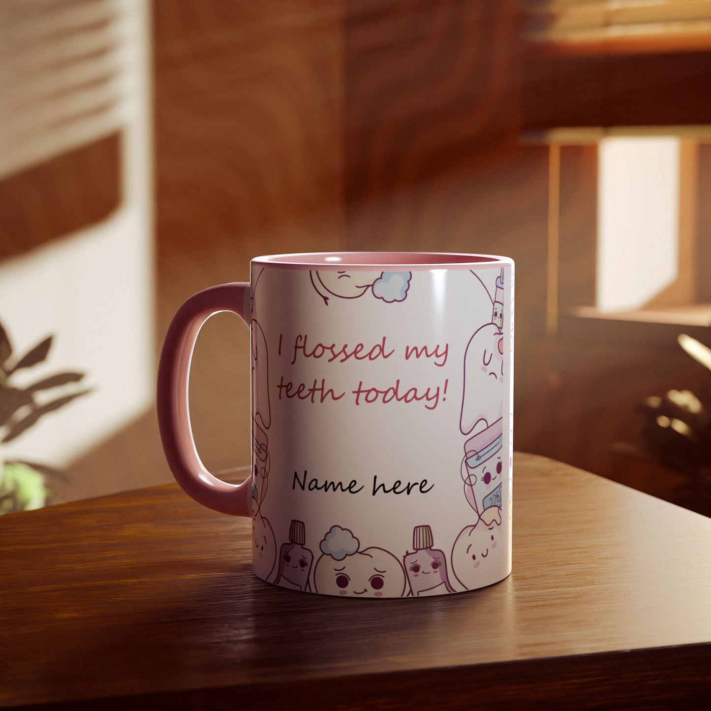 Personalized Cute Floss Mug - for Kids