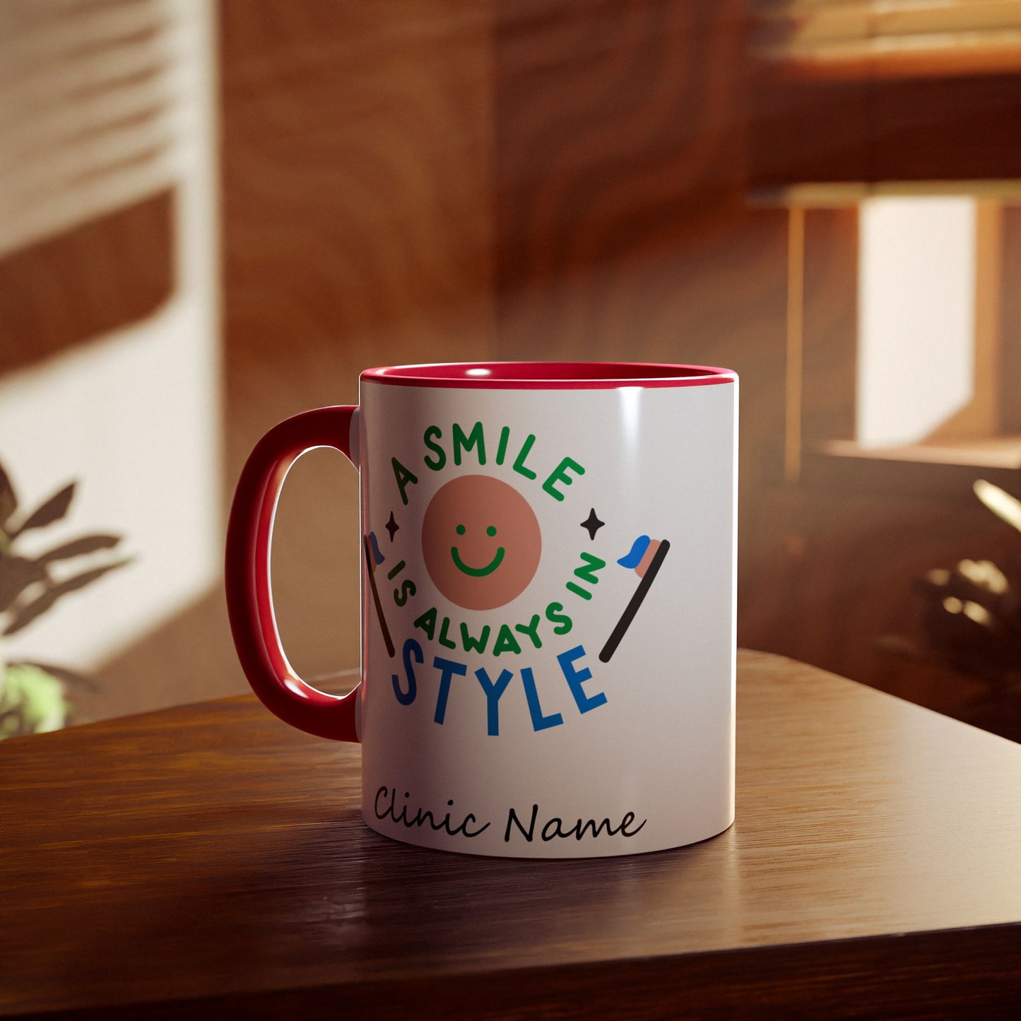 Personalized Smile Mug for Dental Clinics
