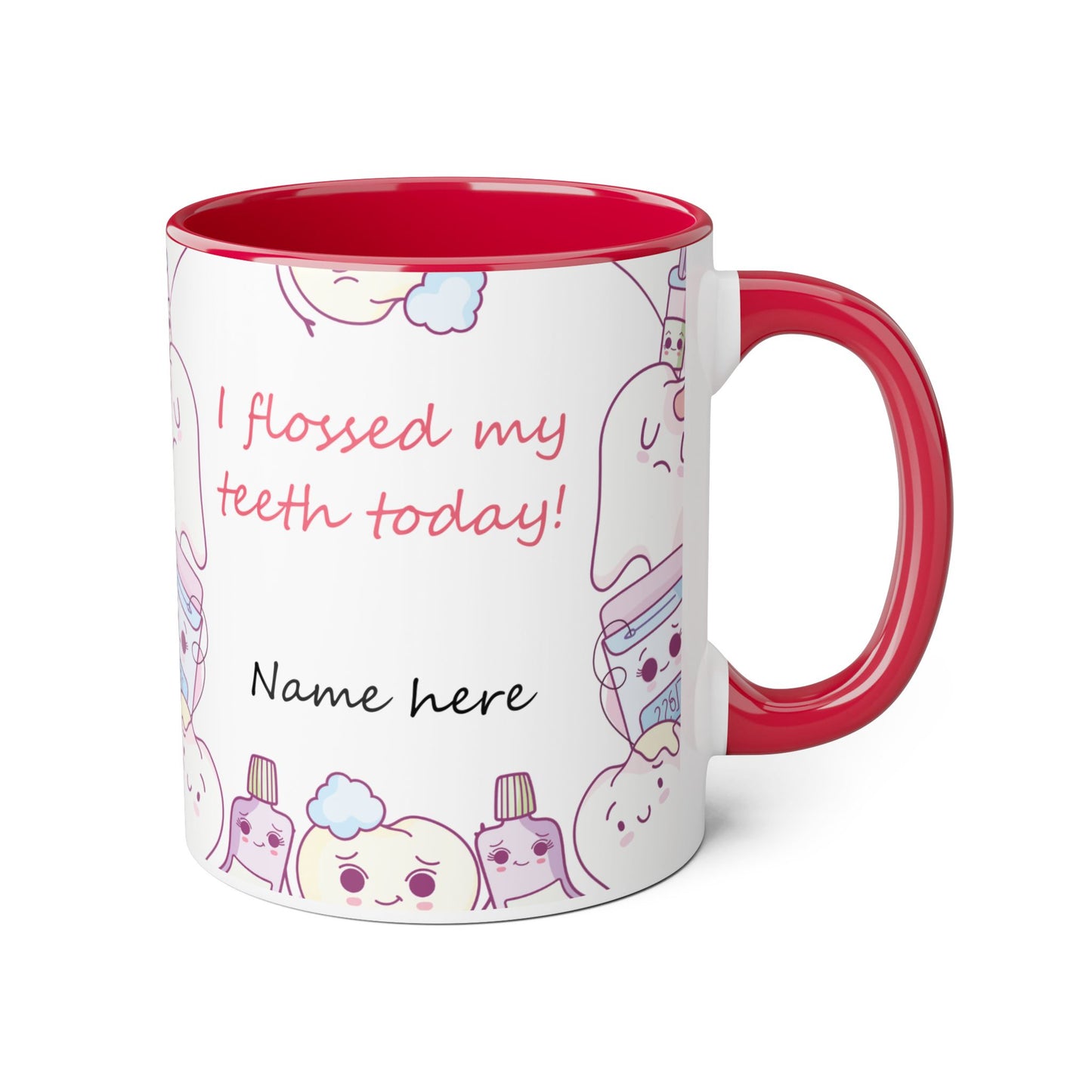 Personalized Cute Floss Mug - for Kids