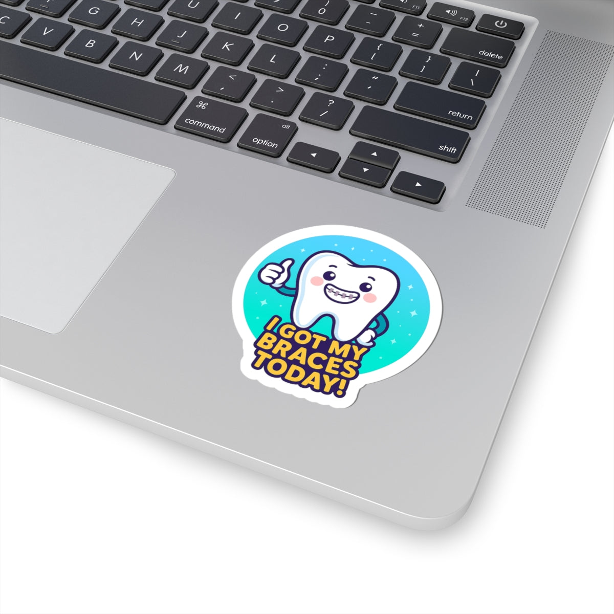 Fun Dental Braces Kiss-Cut Stickers