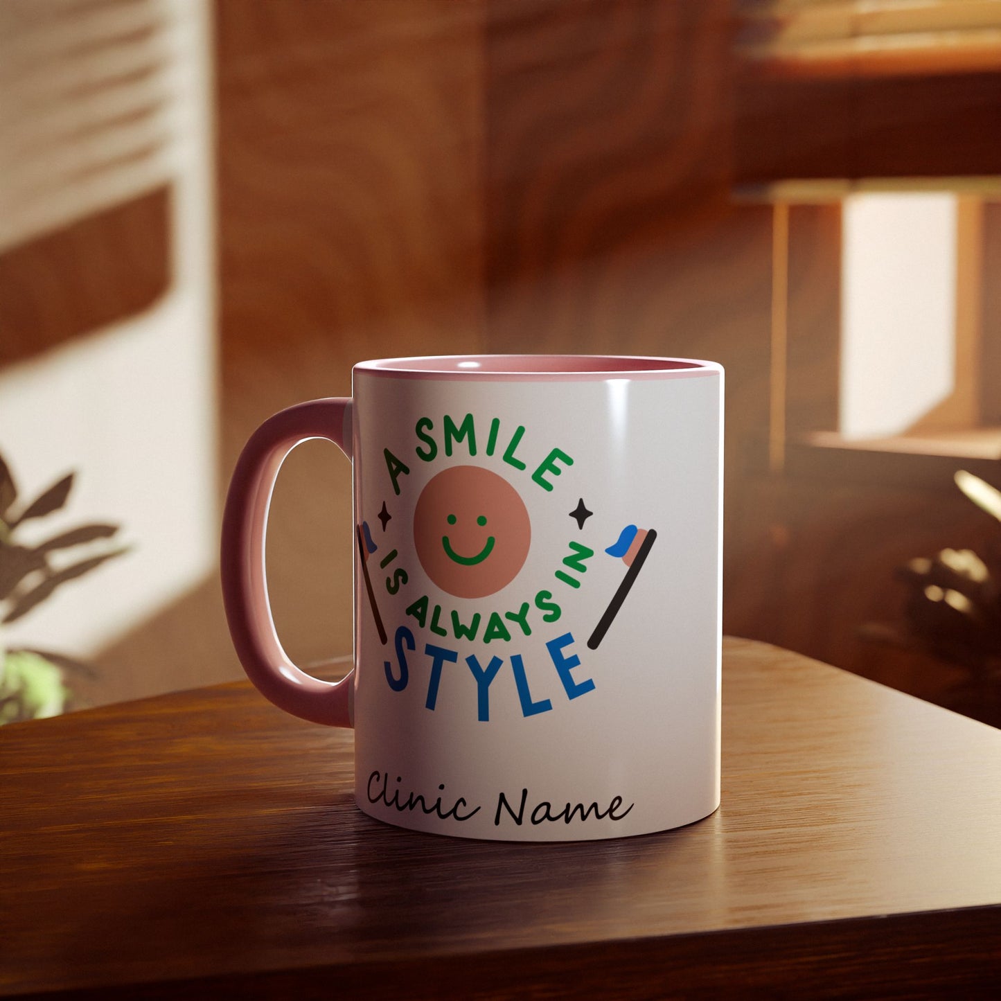 Personalized Smile Mug for Dental Clinics