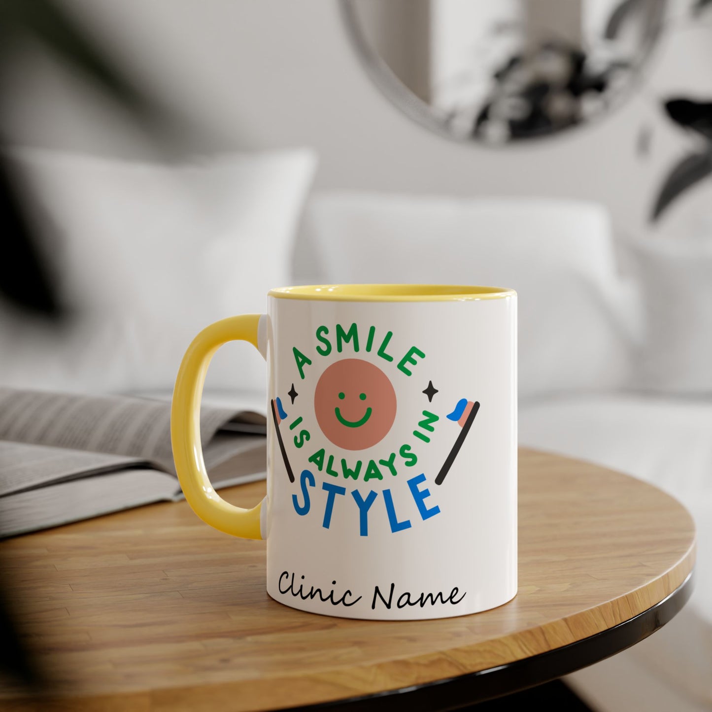Personalized Smile Mug for Dental Clinics