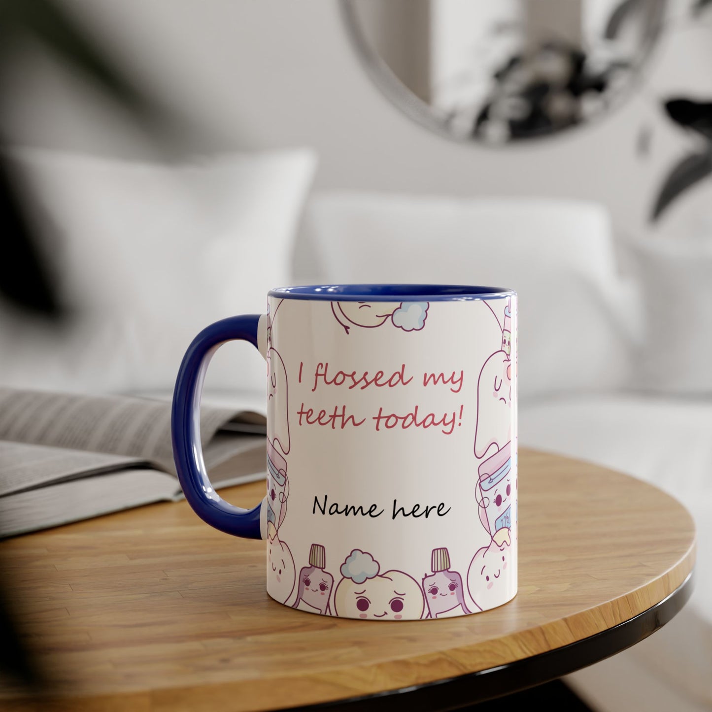 Personalized Cute Floss Mug - for Kids
