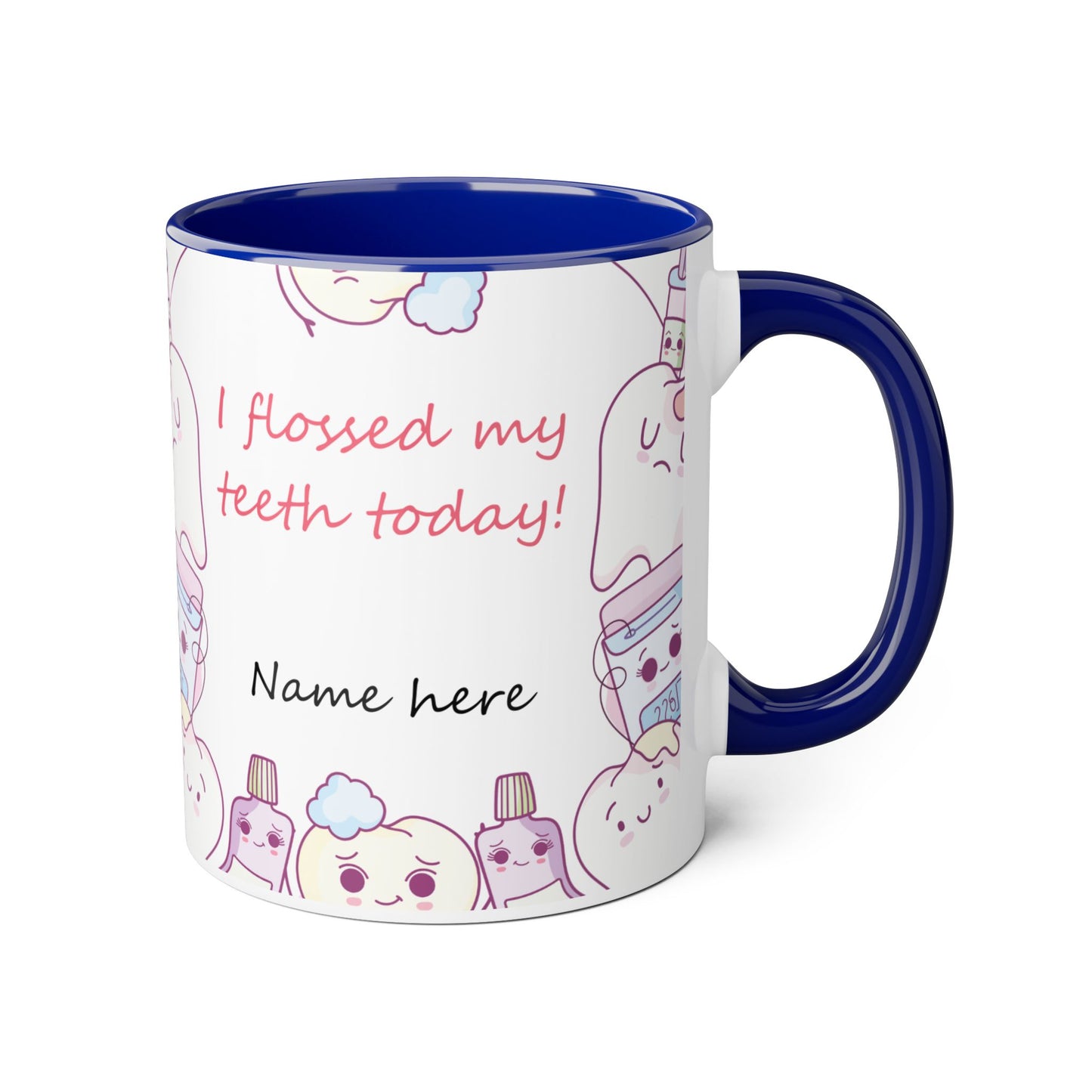 Personalized Cute Floss Mug - for Kids