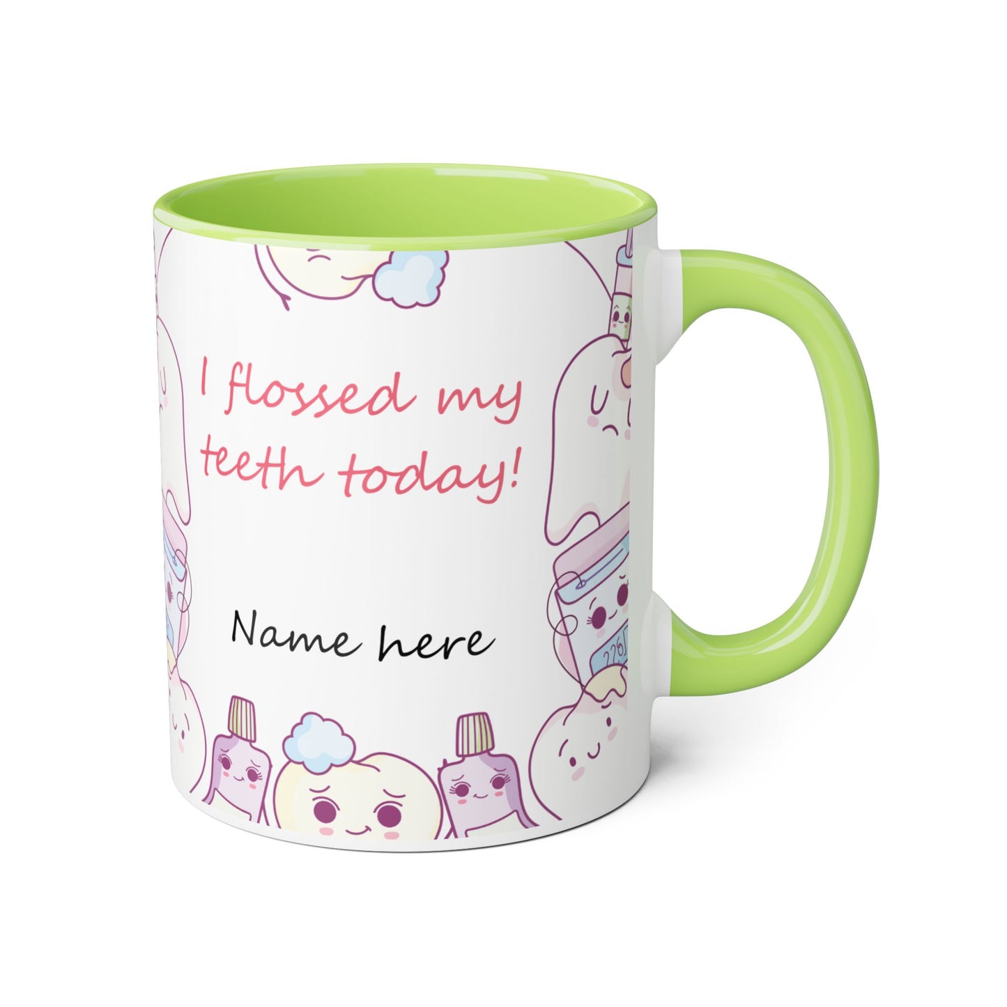 Personalized Cute Floss Mug - for Kids