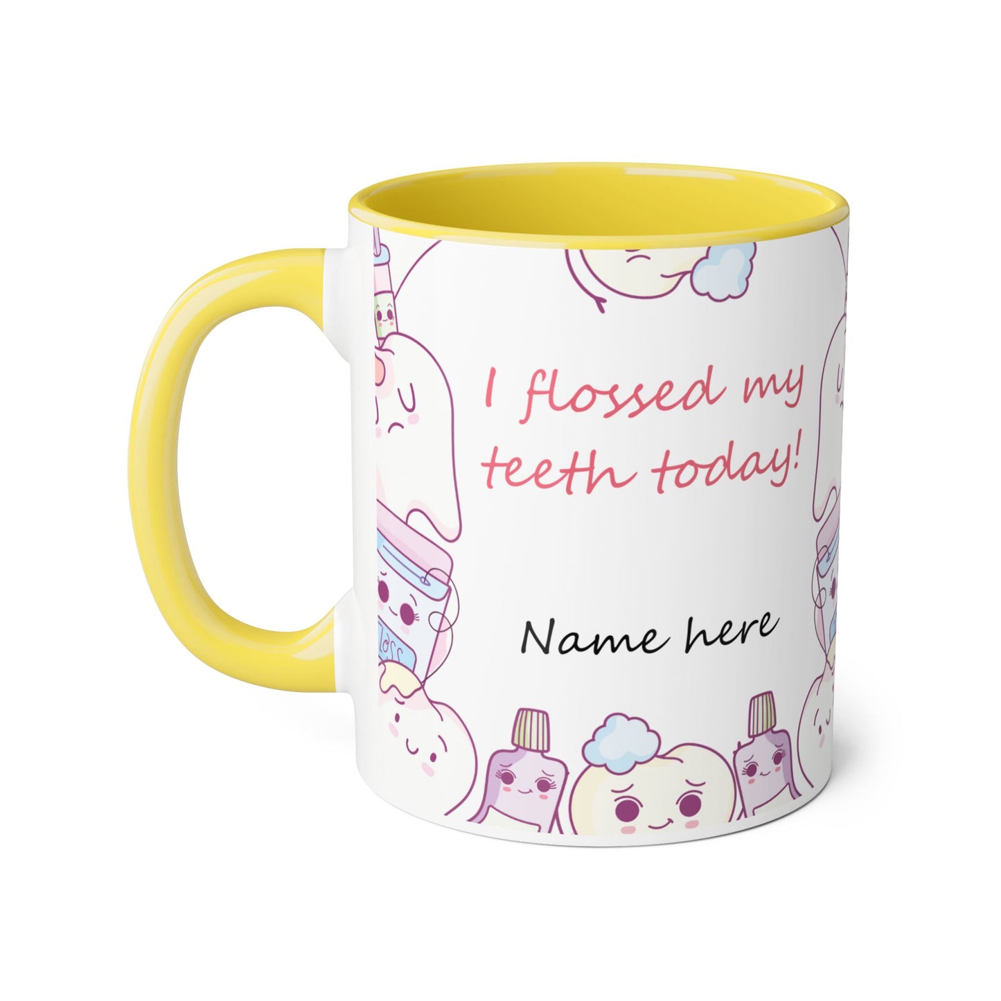 Personalized Cute Floss Mug - for Kids