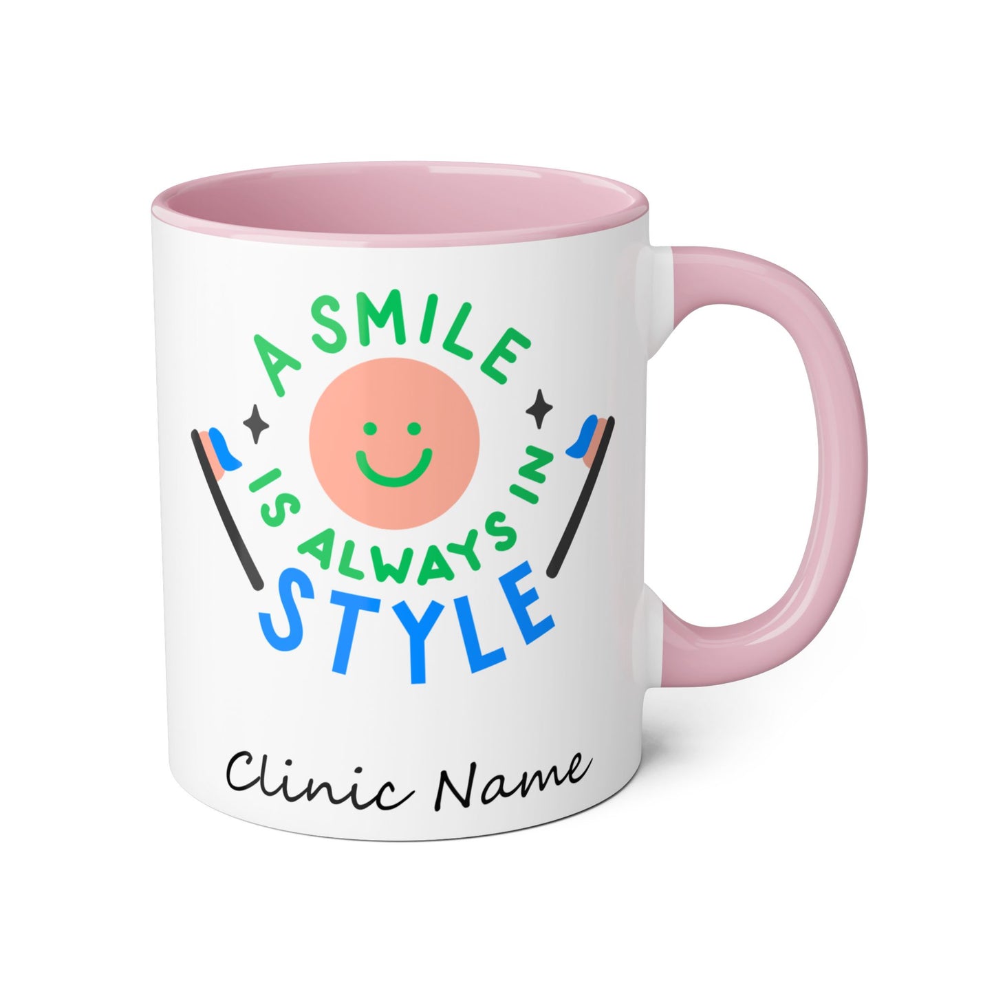Personalized Smile Mug for Dental Clinics