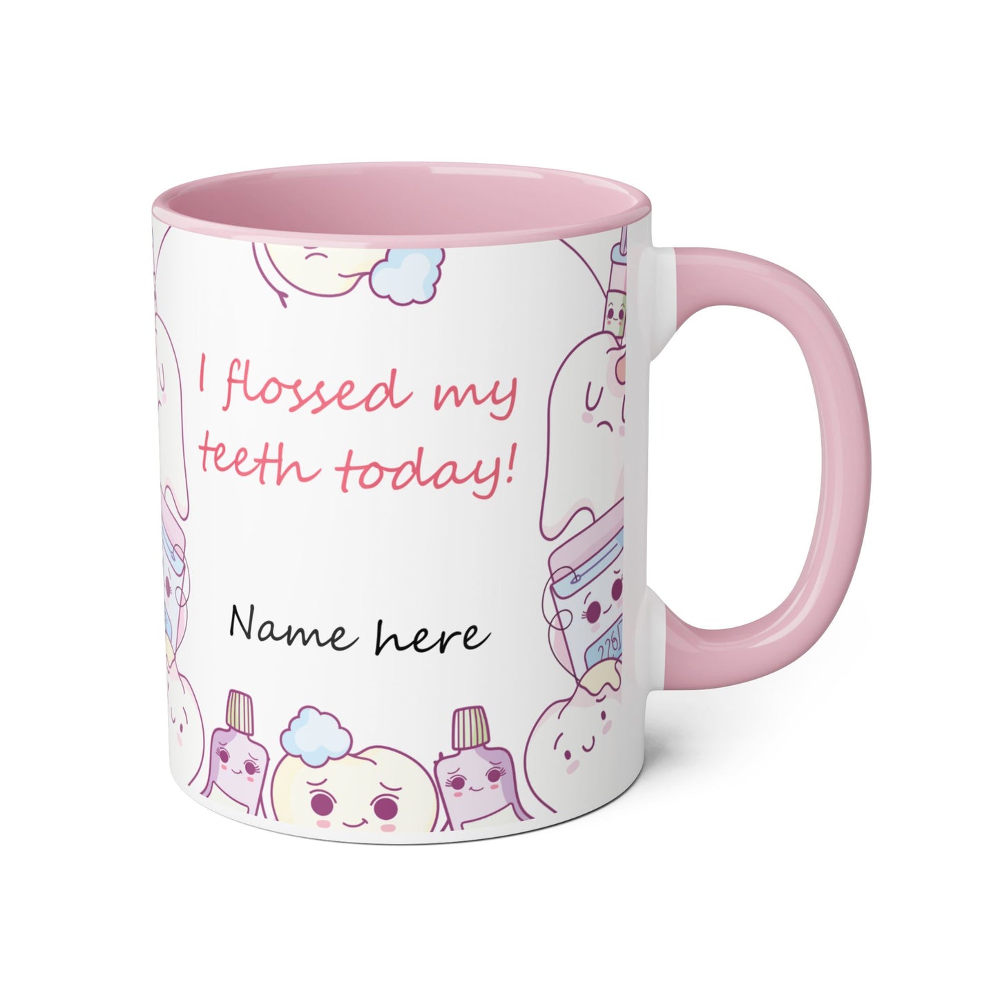 Personalized Cute Floss Mug - for Kids