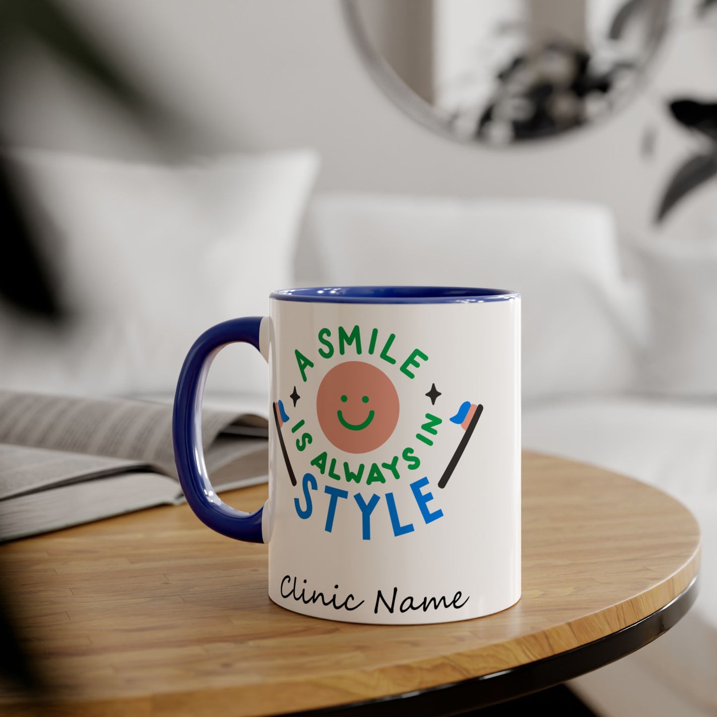 Personalized Smile Mug for Dental Clinics