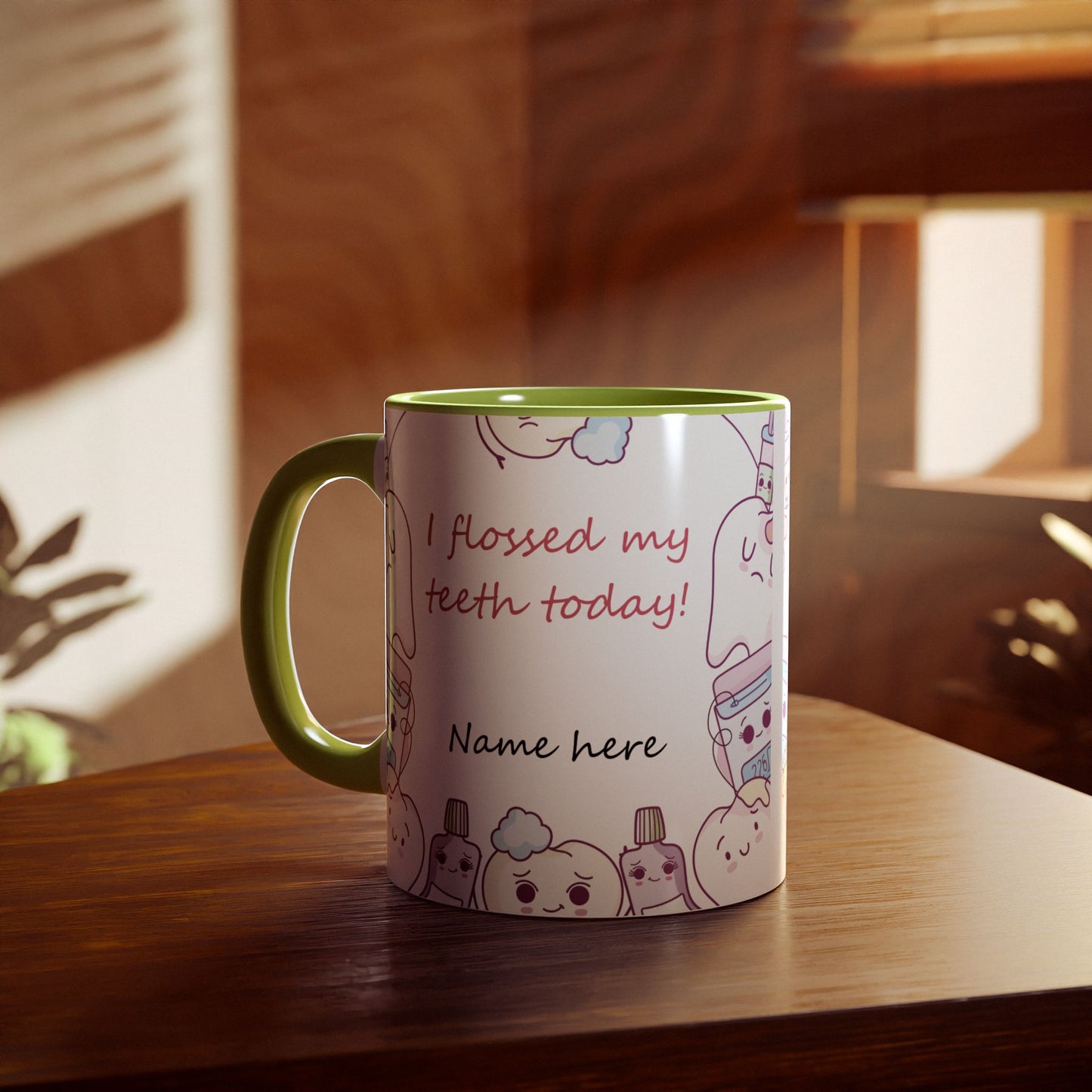 Personalized Cute Floss Mug - for Kids