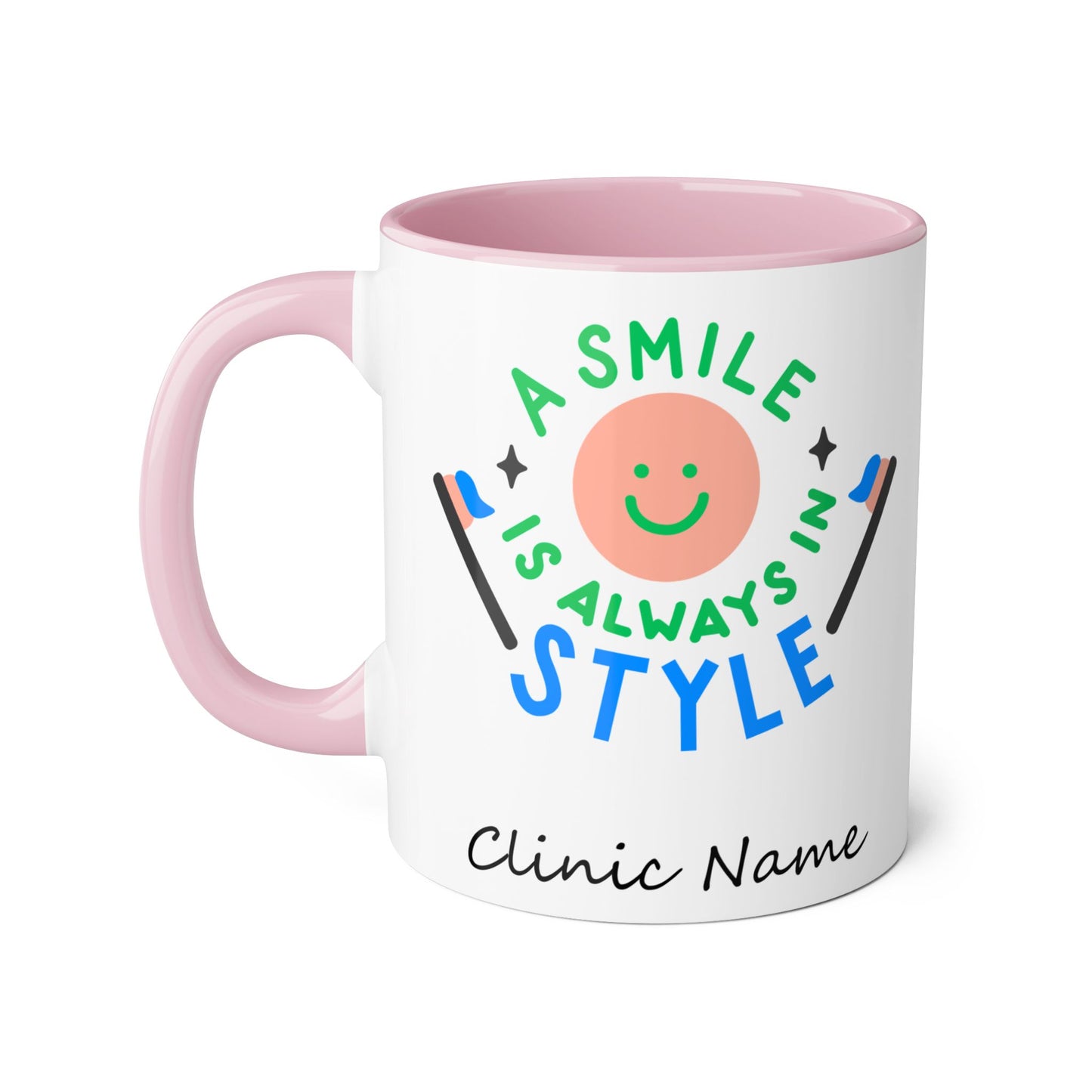 Personalized Smile Mug for Dental Clinics
