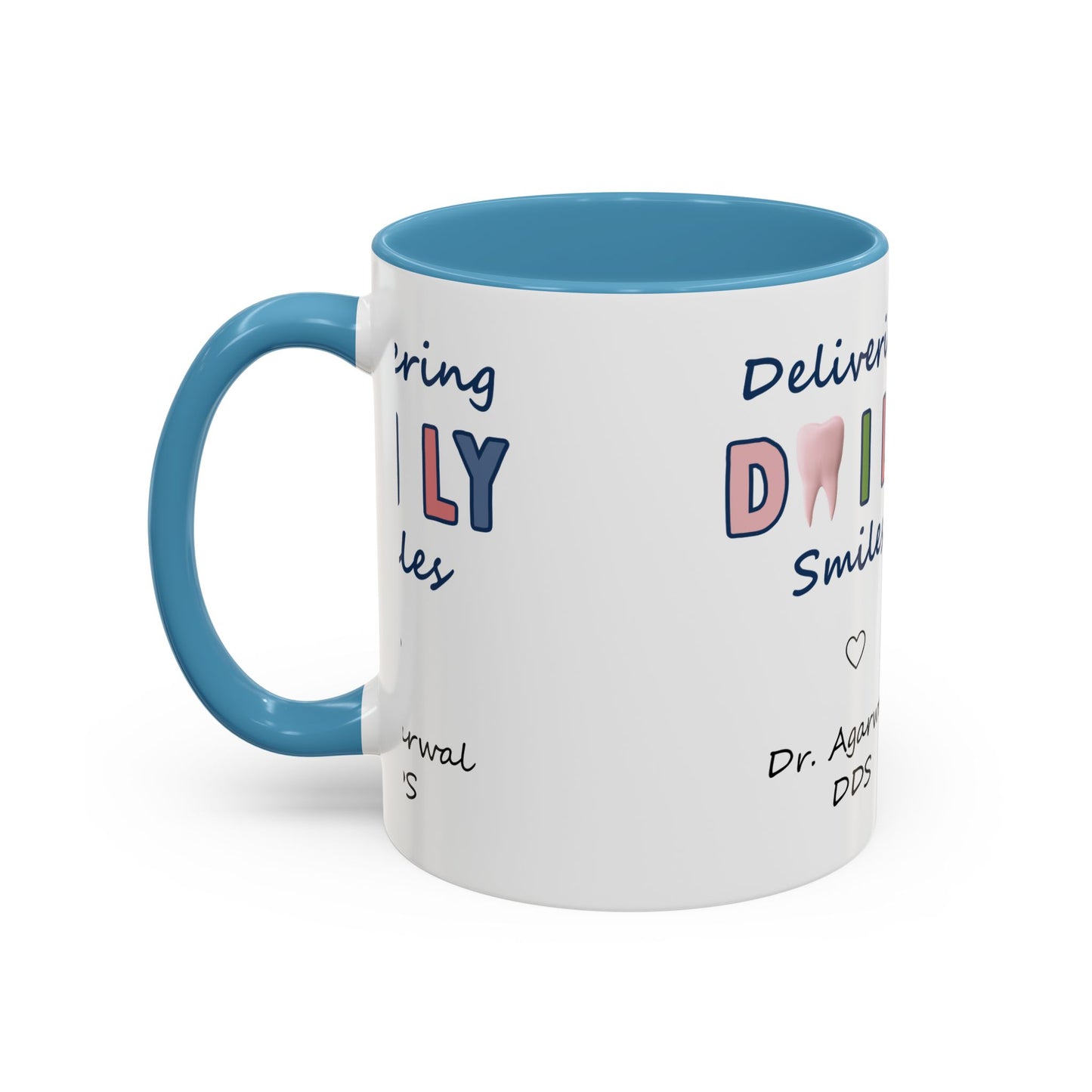 Custom Printed Coffee Mugs for Dentists - Dr. Agarwal DDS