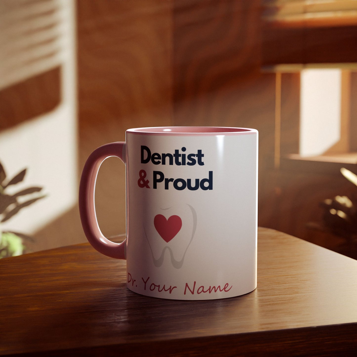 Personalized Dentist and Proud Gift Coffee Mug