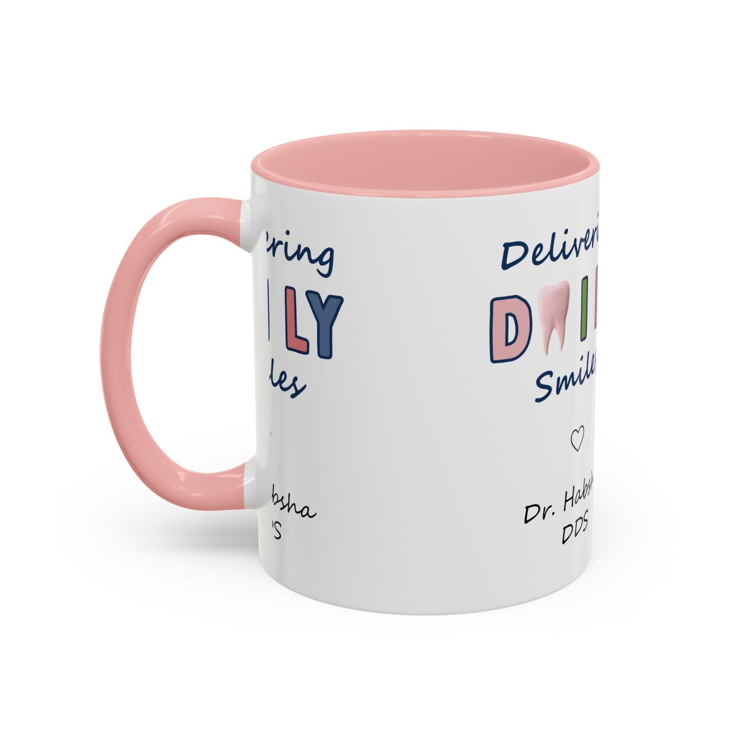 Custom Printed Coffee Mugs for Dentists - Dr. Habsha DDS