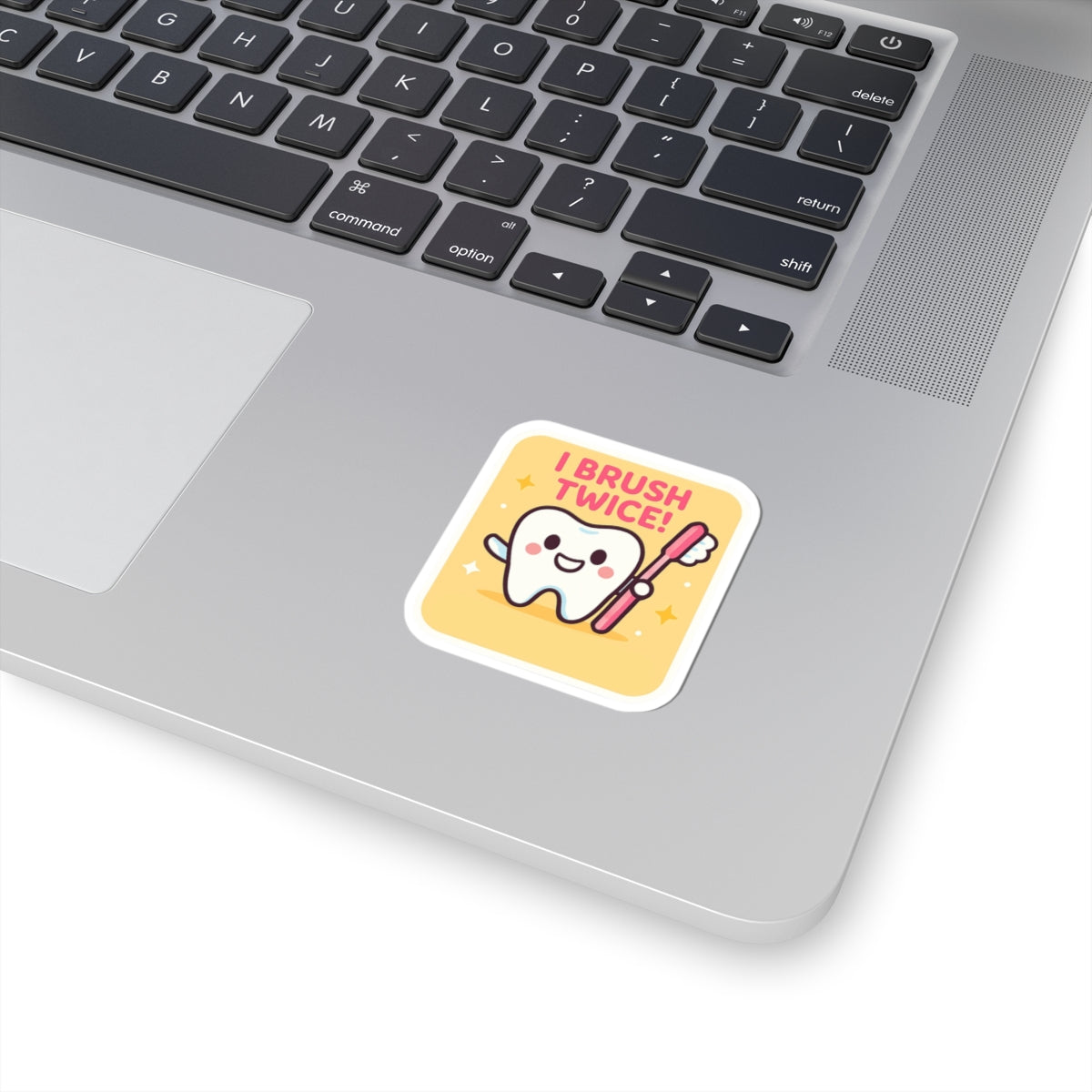I Brush Twice! Sticker