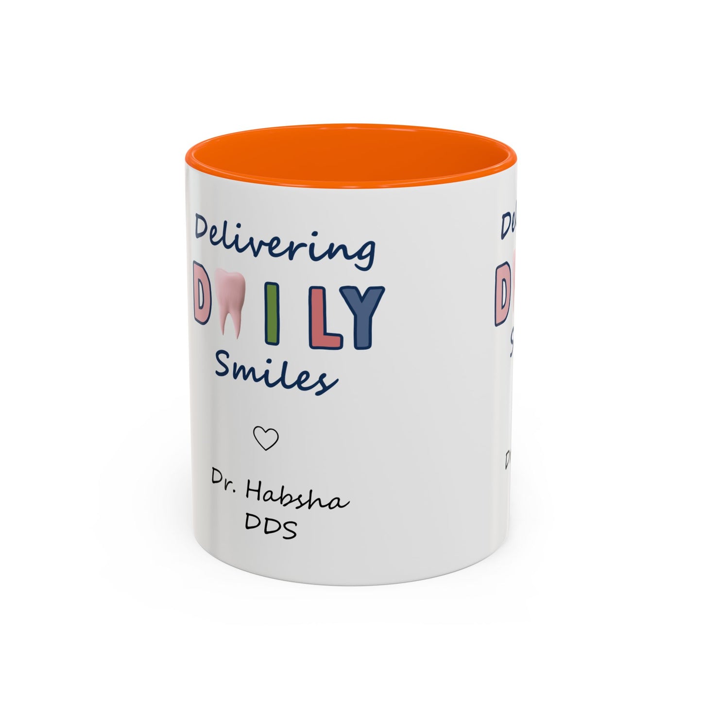 Custom Printed Coffee Mugs for Dentists - Dr. Habsha DDS