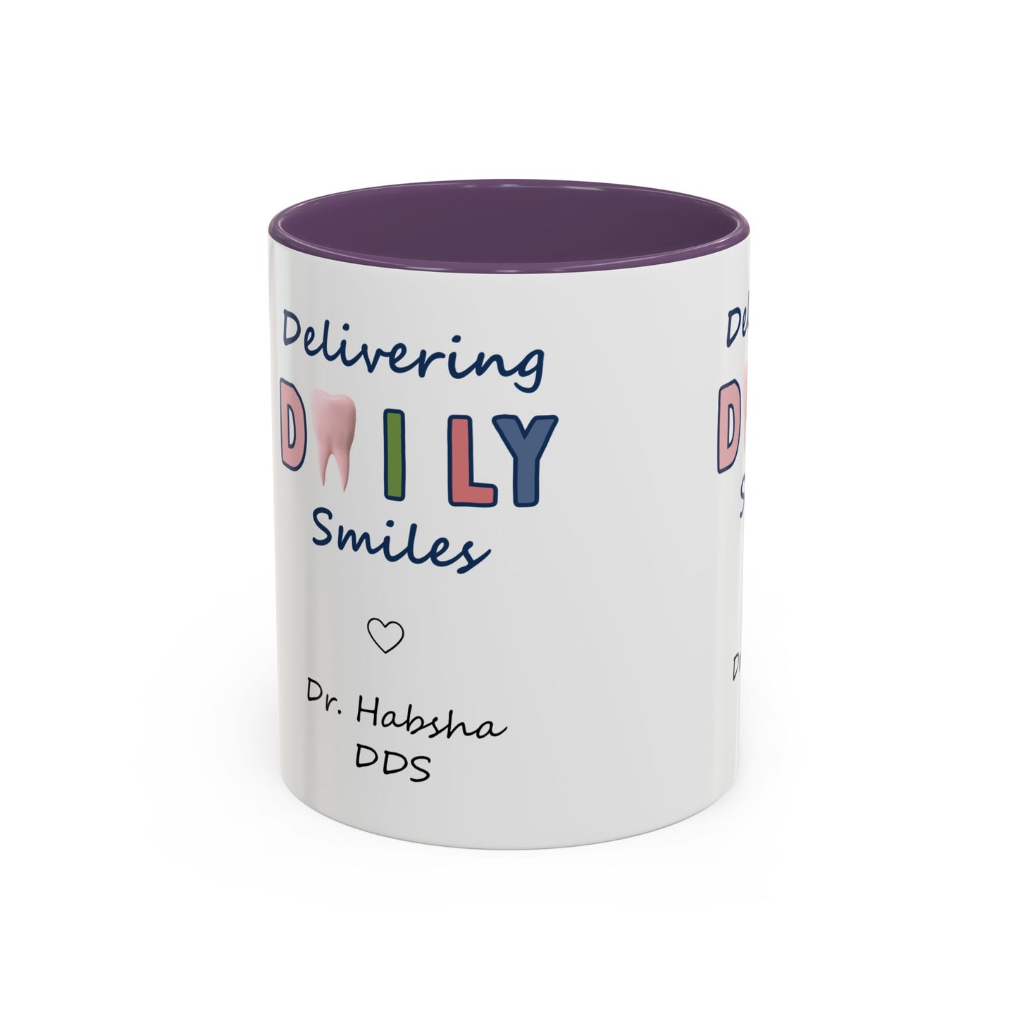 Custom Printed Coffee Mugs for Dentists - Dr. Habsha DDS