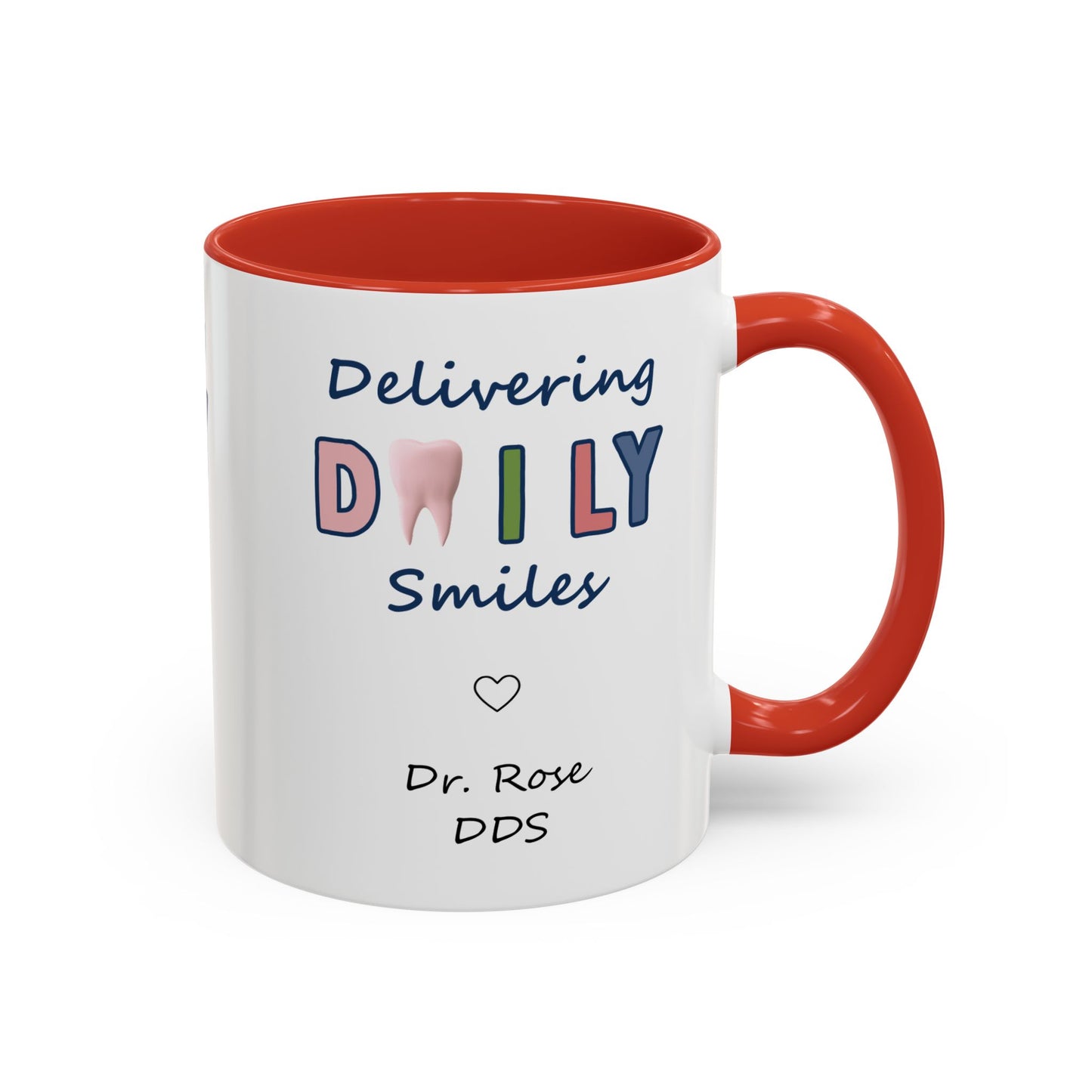 Custom Printed Coffee Mugs for Dentists - Dr. Rose DDS