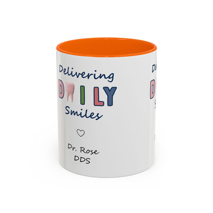 Custom Printed Coffee Mugs for Dentists - Dr. Rose DDS