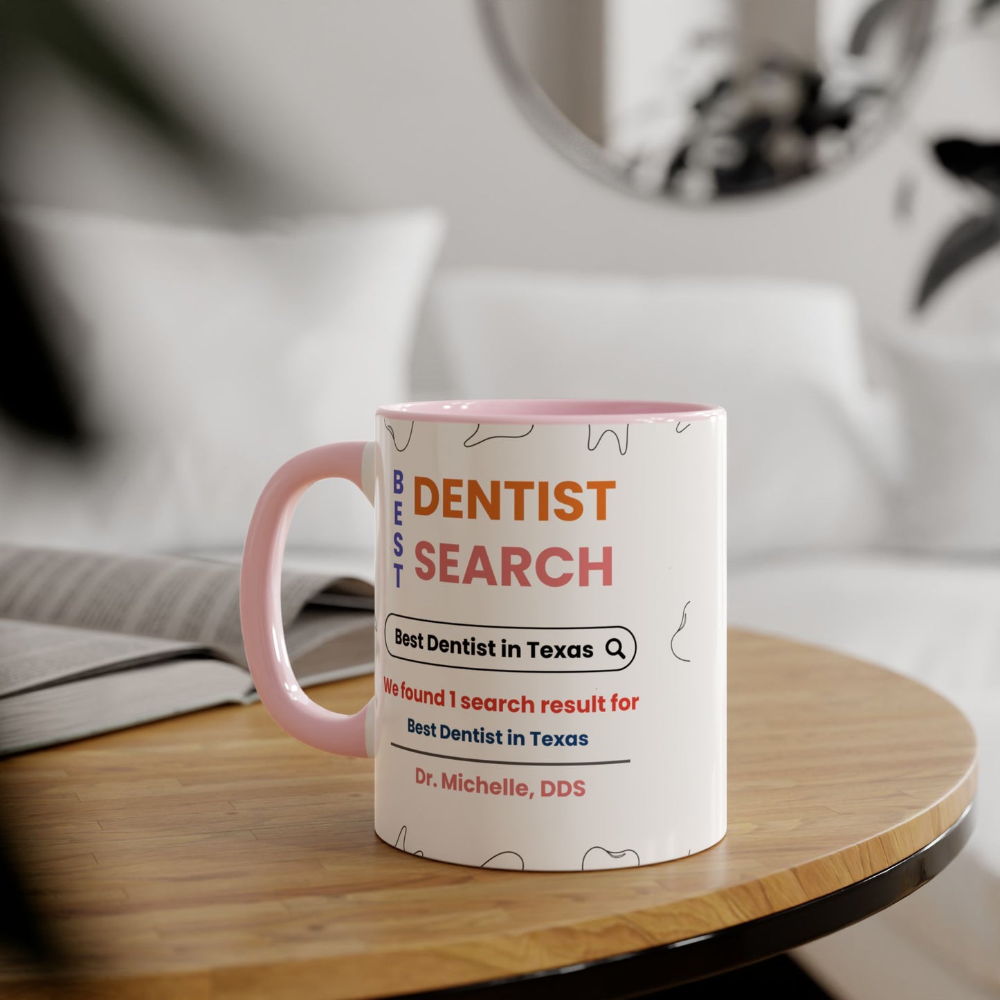 Smile For Miles Personalized Dentist Mug