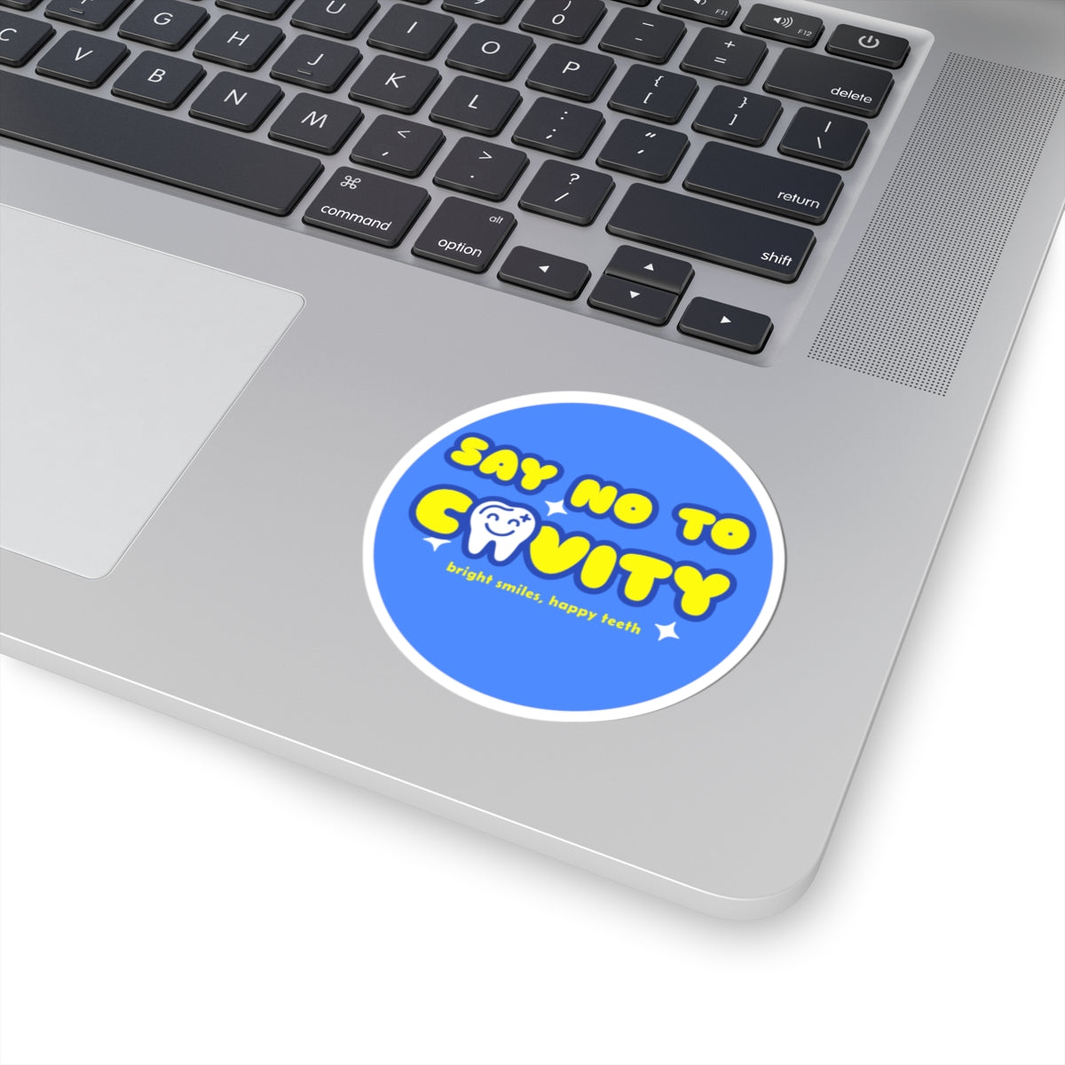 Say No to Cavity Stickers - Fun Dental Awareness Decor