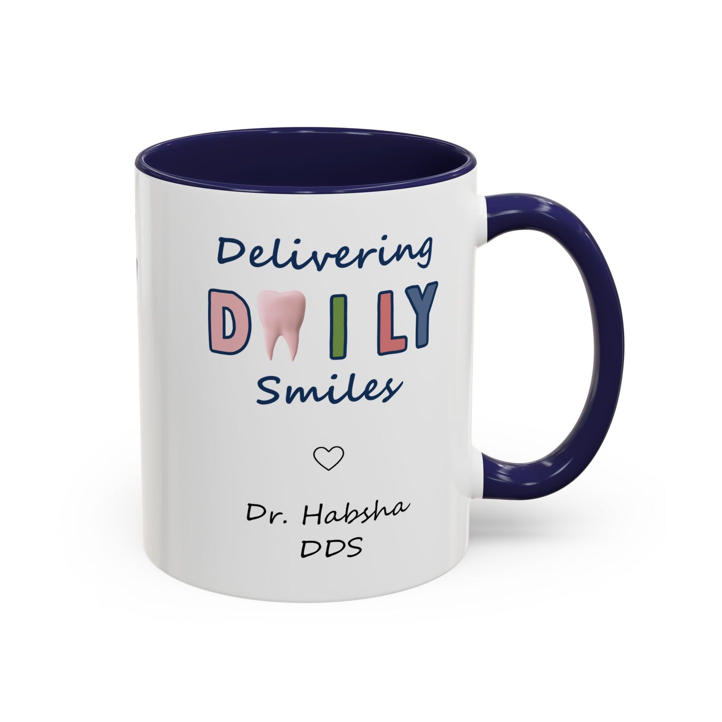 Custom Printed Coffee Mugs for Dentists - Dr. Habsha DDS