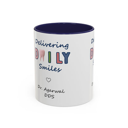 Custom Printed Coffee Mugs for Dentists - Dr. Agarwal DDS
