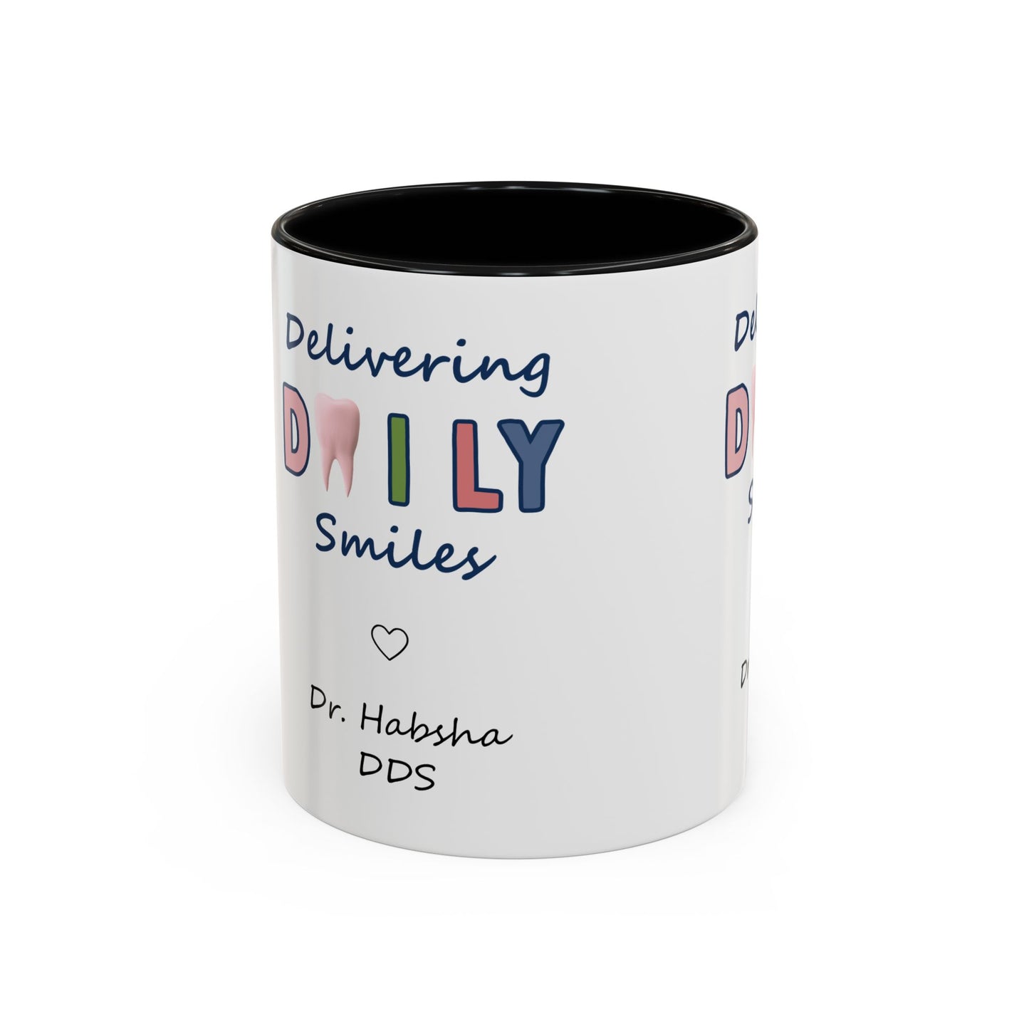 Custom Printed Coffee Mugs for Dentists - Dr. Habsha DDS