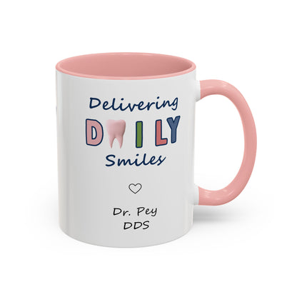 Custom Printed Coffee Mugs for Dentists - Dr. Pey DDS