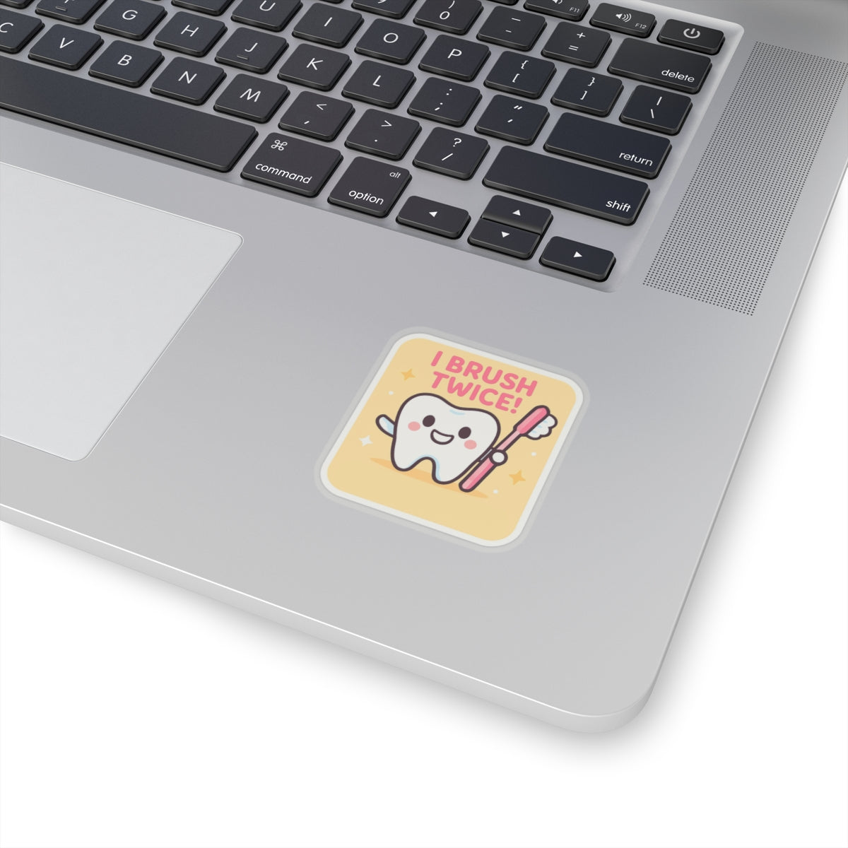 I Brush Twice! Sticker